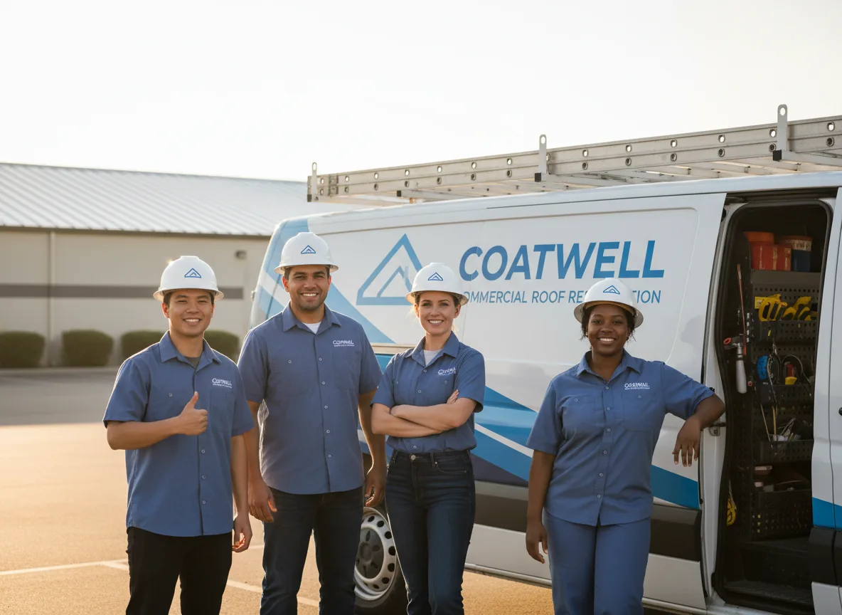 Commercial roof coating company in Dorset, OH